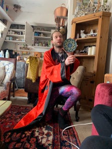 our tarot reader Andy