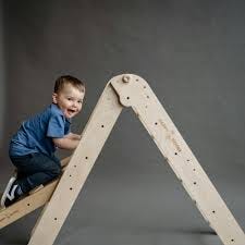 A child climbing a ladder