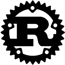 Imagem do símbolo da linguagem Rust. Uma letra R dentro de uma engine que parece um parafuso