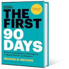 A screenshot of the front page of the book, ‘The First 90 Days’