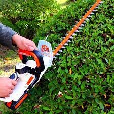 an exquisite photo of a hedge trimmer