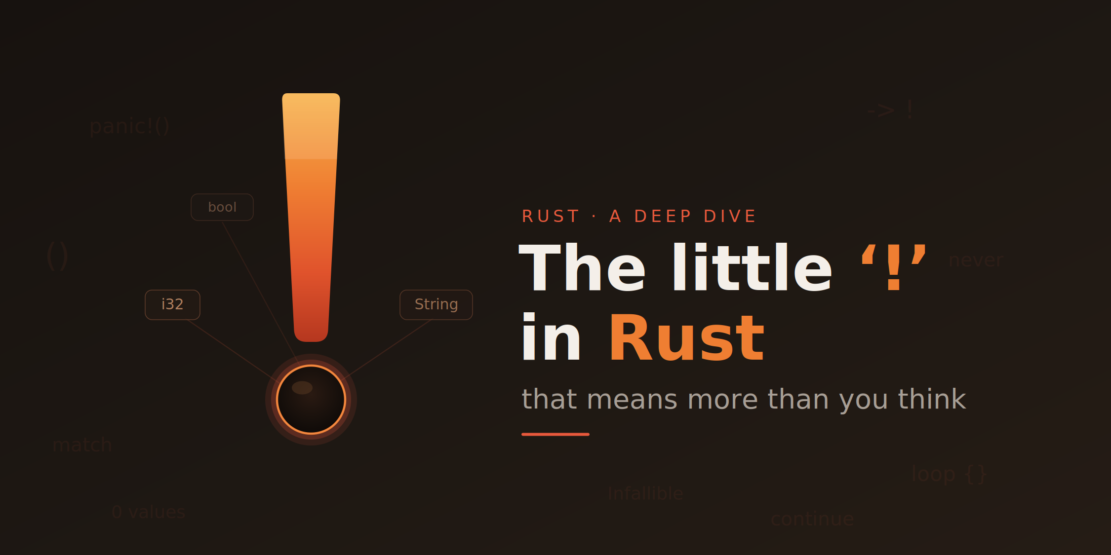 The little “!” in rust That Means More Than You Think