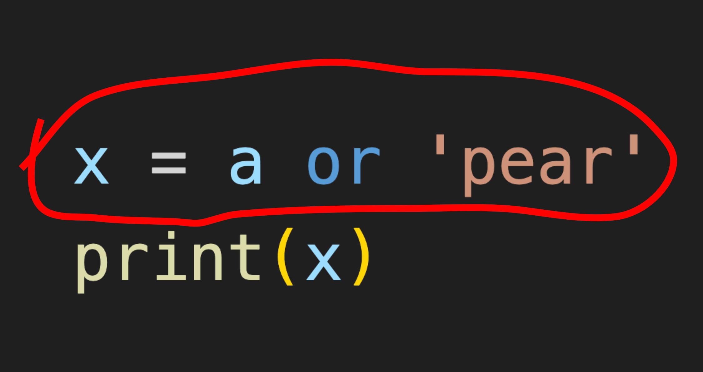 What This Weird Line in Python Means