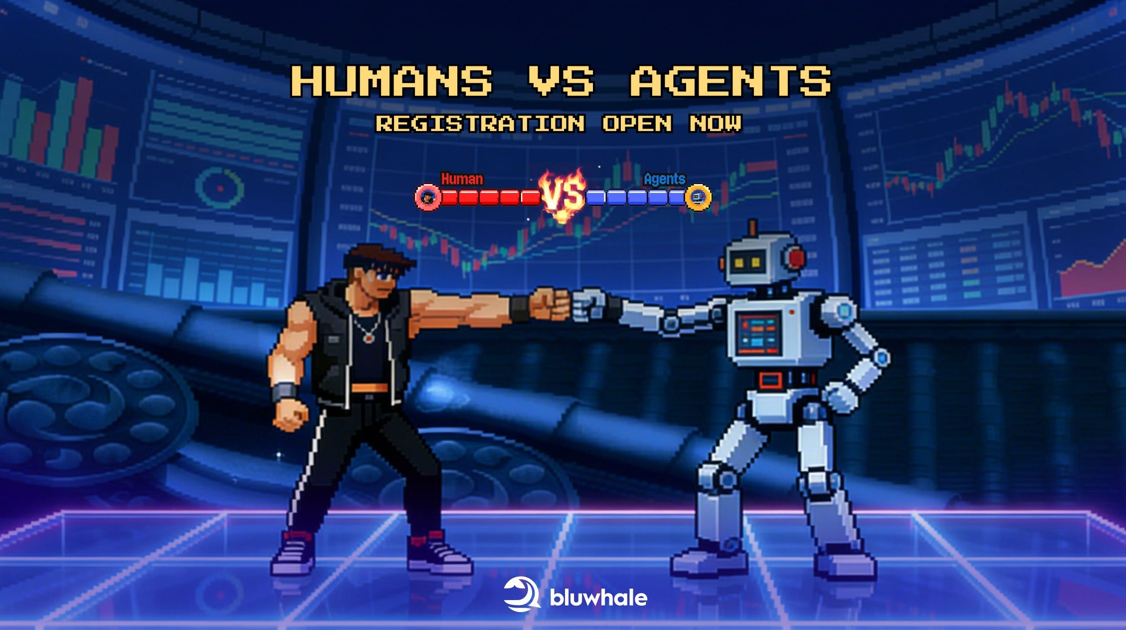 Bluwhale Trading Competition: Humans ⚔ ️Agents — $100,000 BLUAI in Rewards 