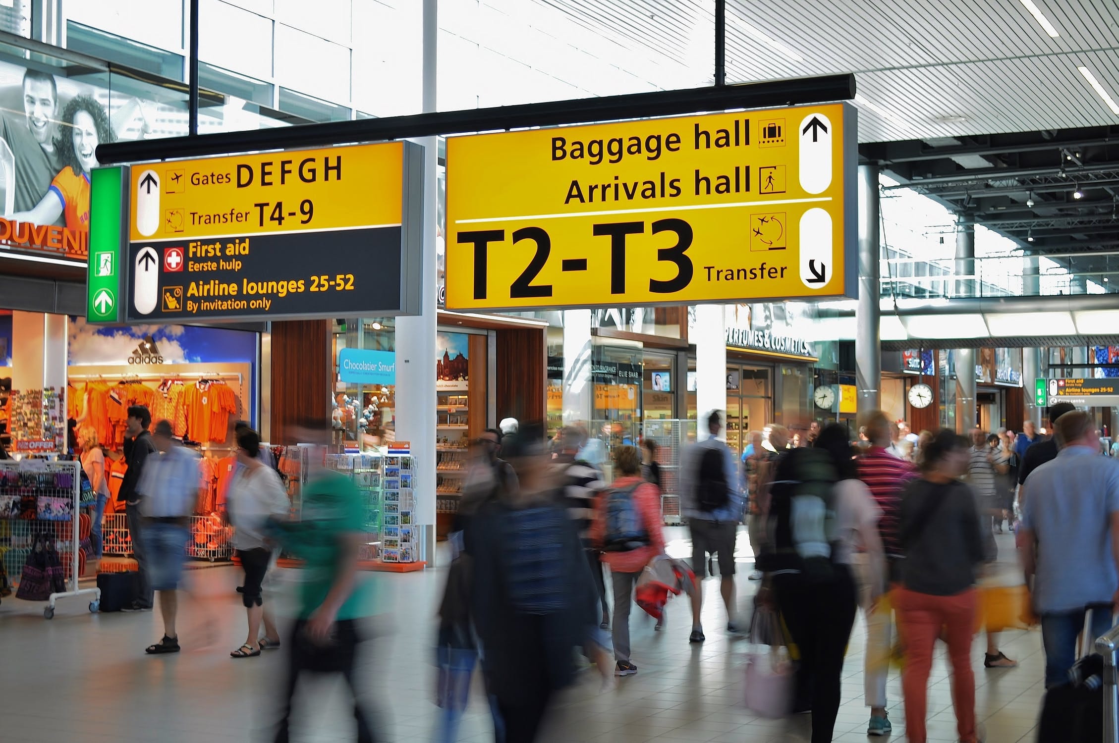 Human Perception of Wayfinding in Airports