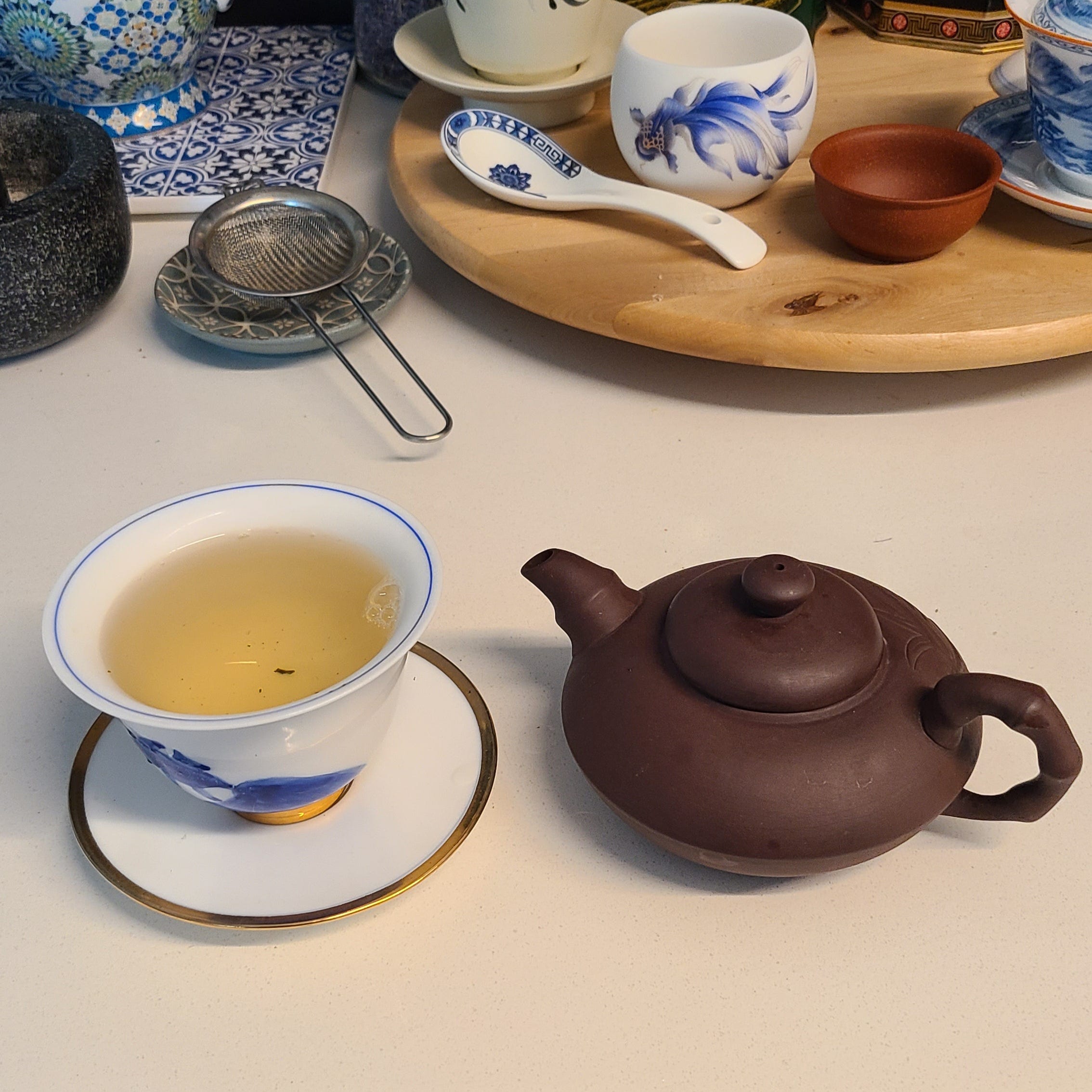 Some recent tea tastings