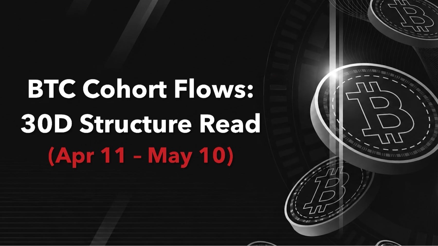 BTC Cohort Flows – 30D Structure Read (Apr 11 – May 10)