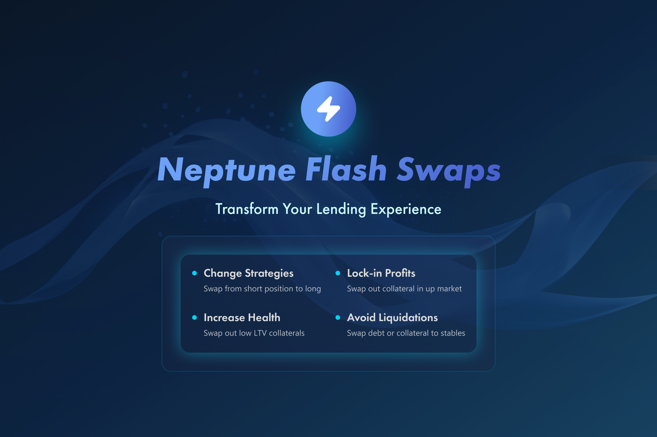 Flash Swaps Are Live: Swap Collateral or Debt Without Deleveraging