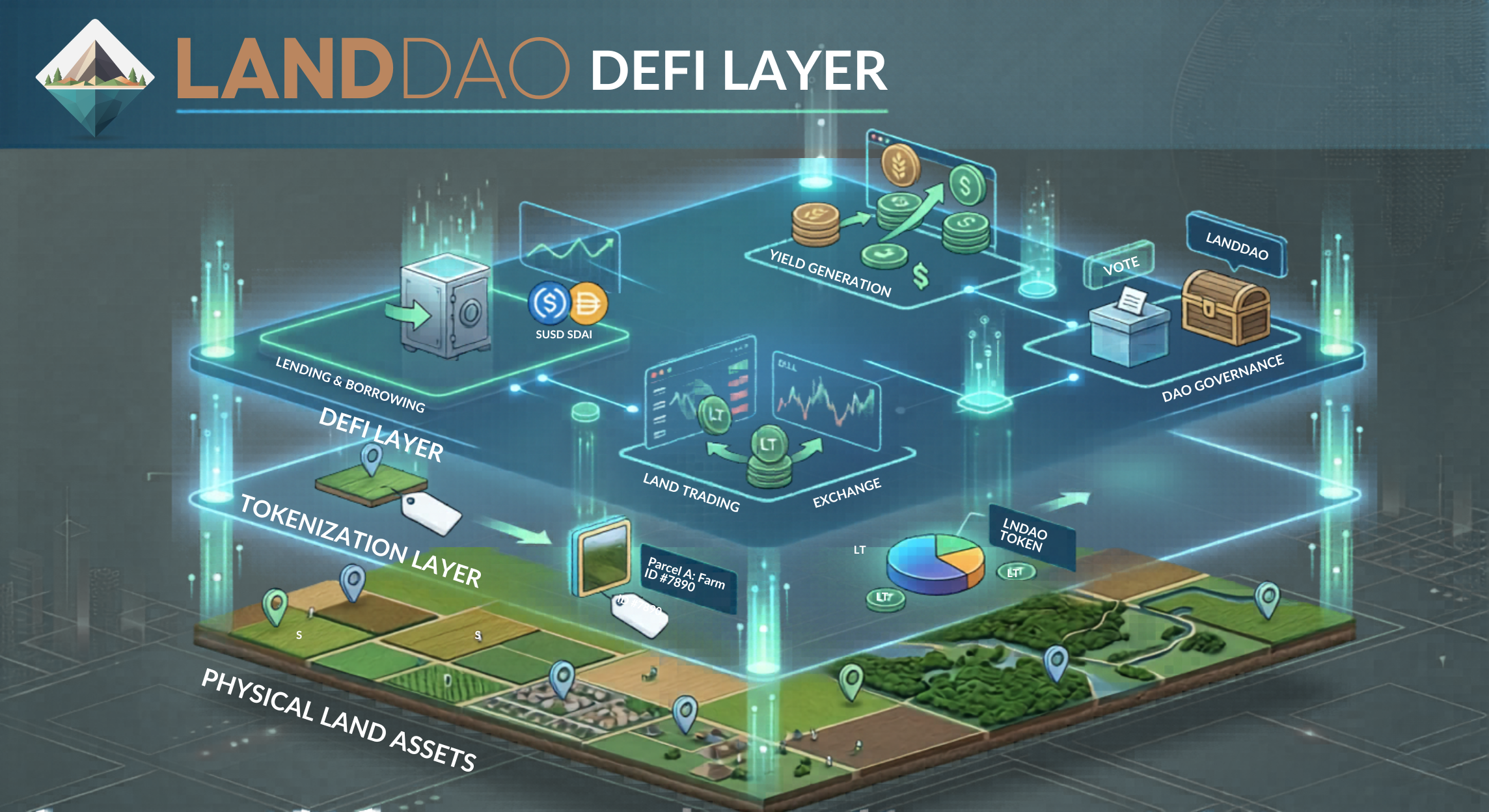 Introducing the LandDAO DeFi Layer
