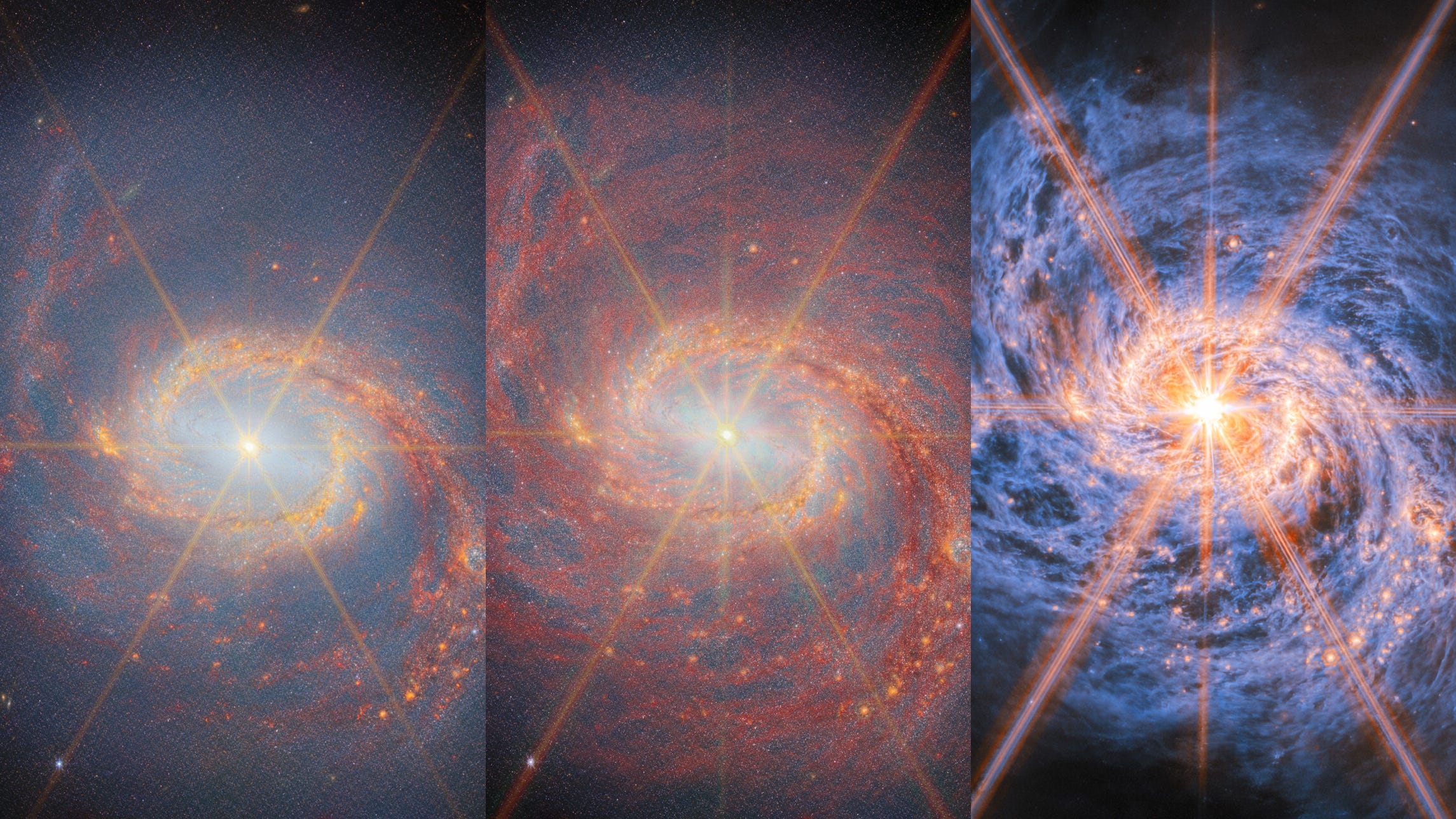 Cosmic beacon unveiled inside nearby active galaxy by JWST