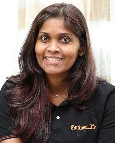 Deepa Sasidharan, Head of Corporate Communications and CSR, Continental India