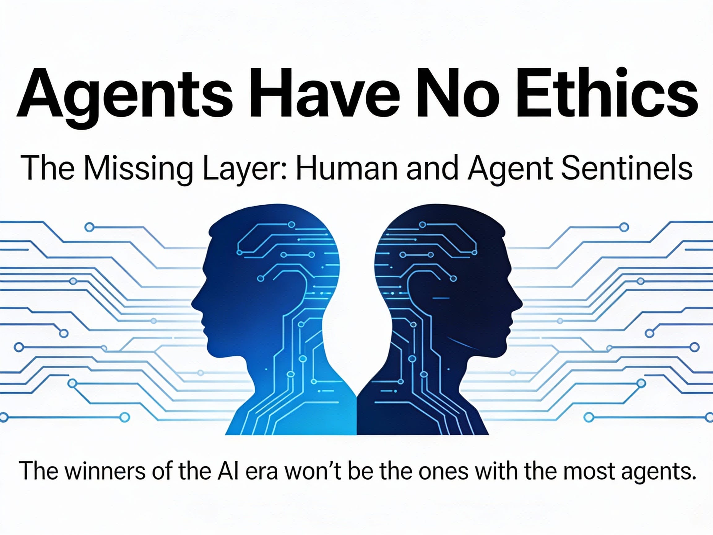 The Missing Layer: Agents Have No Ethics