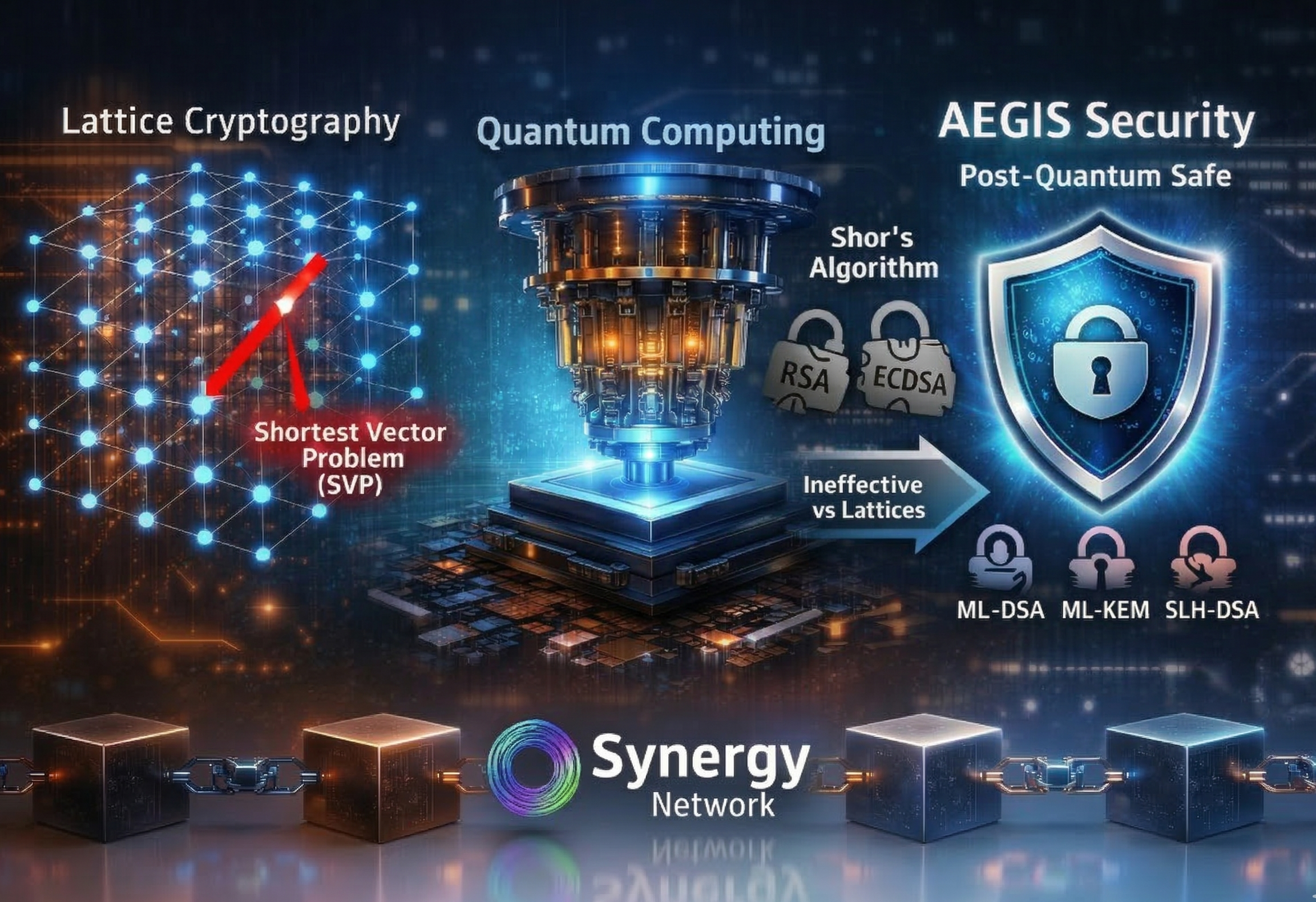 How AEGIS Works: A Deep Dive into Synergy Network’s Post-Quantum Cryptography