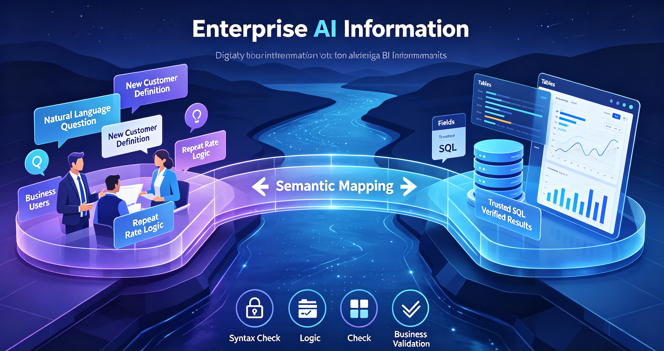 From Promise to Reliability: Semantic Mapping and SQL Validation as Dual Drivers for Enterprise…