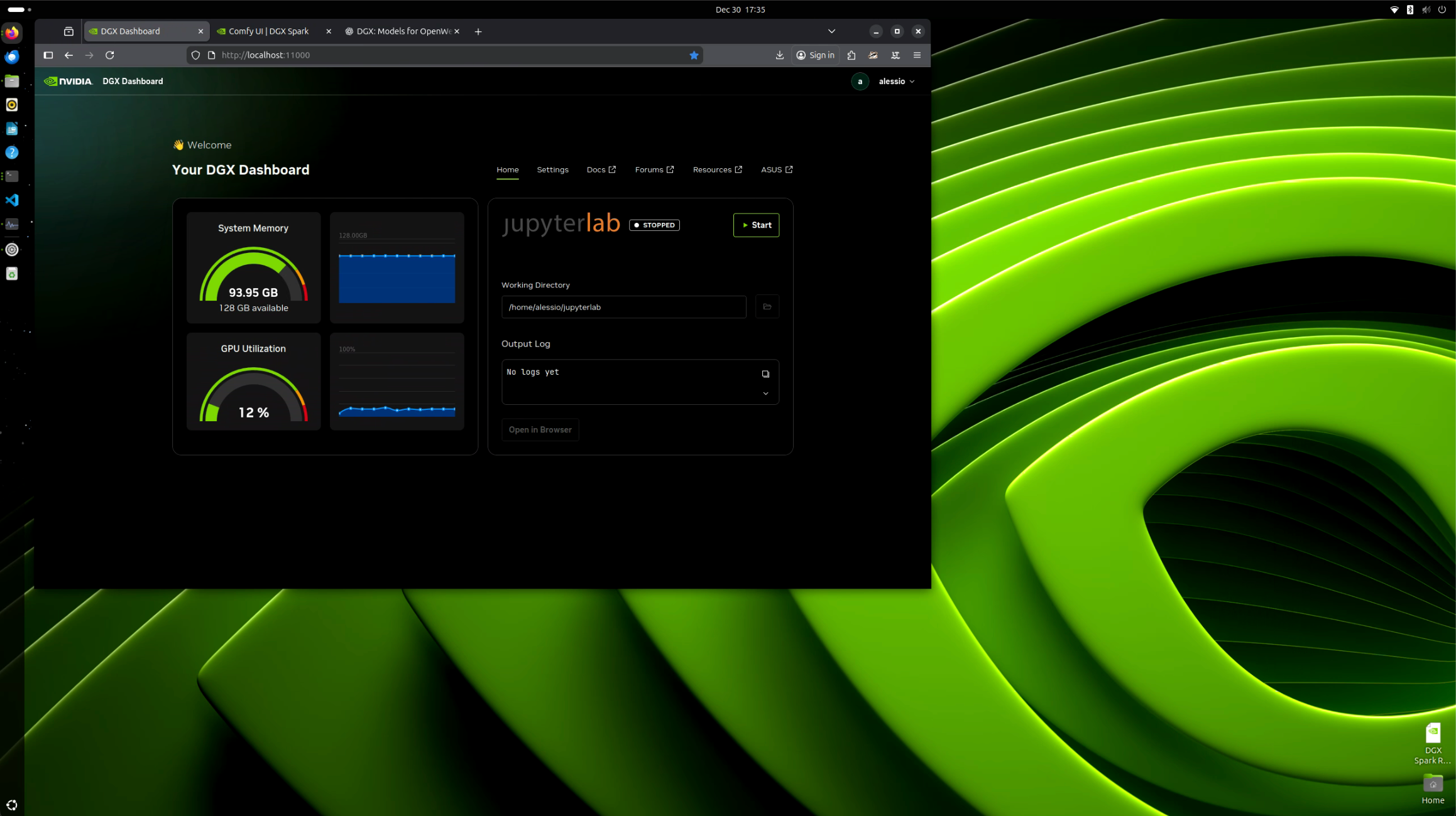 Running vLLM + Open WebUI on an NVIDIA DGX Spark