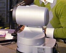 An unmanned, remotely-operated camera used by ESPN in their radio studios. (ESPN)