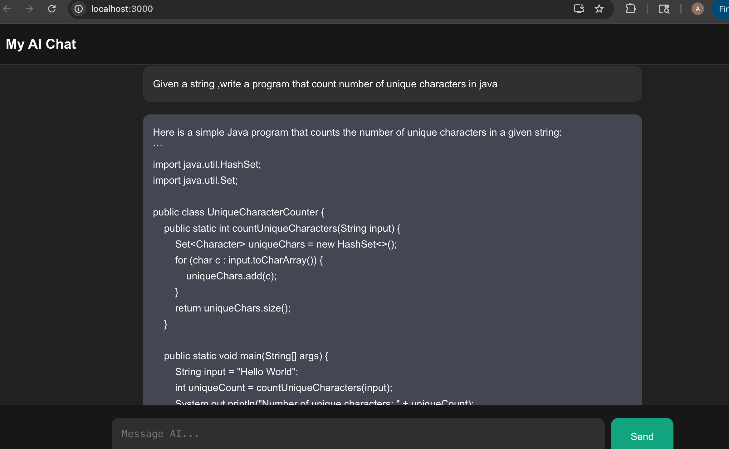 Building AI Chatbot with Spring Boot, Ollama, and Llama 3 in simple steps
