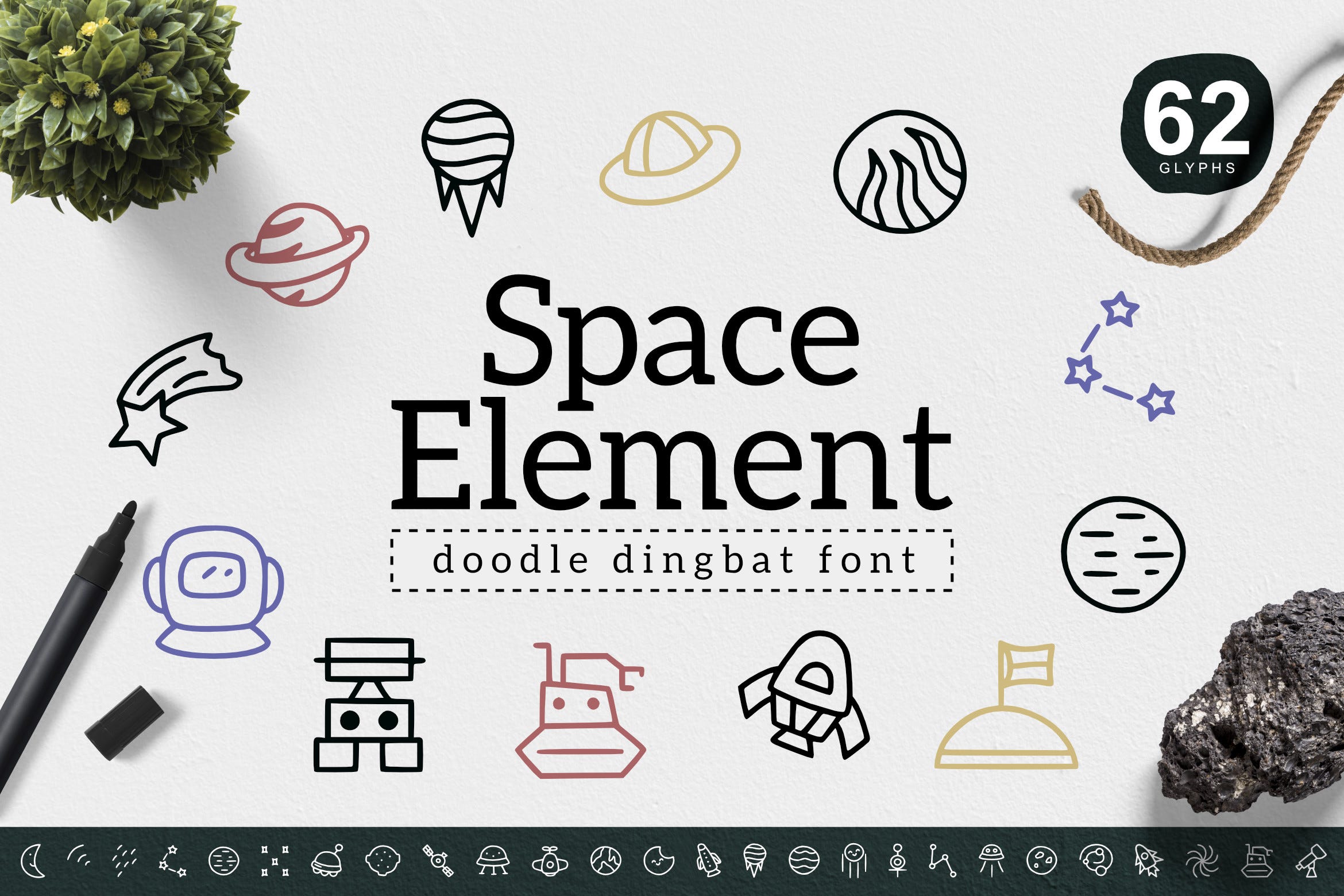 Space Element Font
