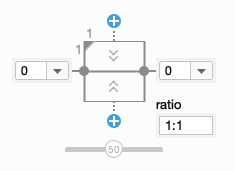 layout attribute of constrained view with match constraints and 1:1 ratio selected