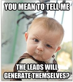 A meme that clearly explains inbound marketing.