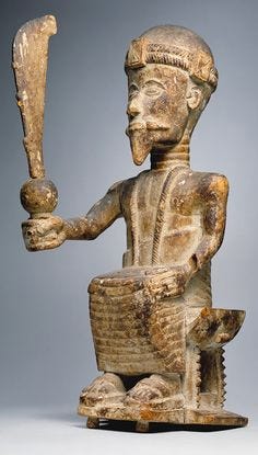 Statue of a man from the Kingdom of Ghana