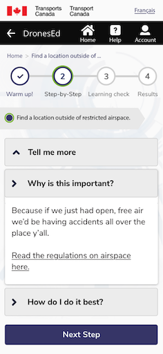 A mobile screenshot showing “Why is this important”? Because if we just had open, free air, we’d be having accidents all over the place, y’all.”