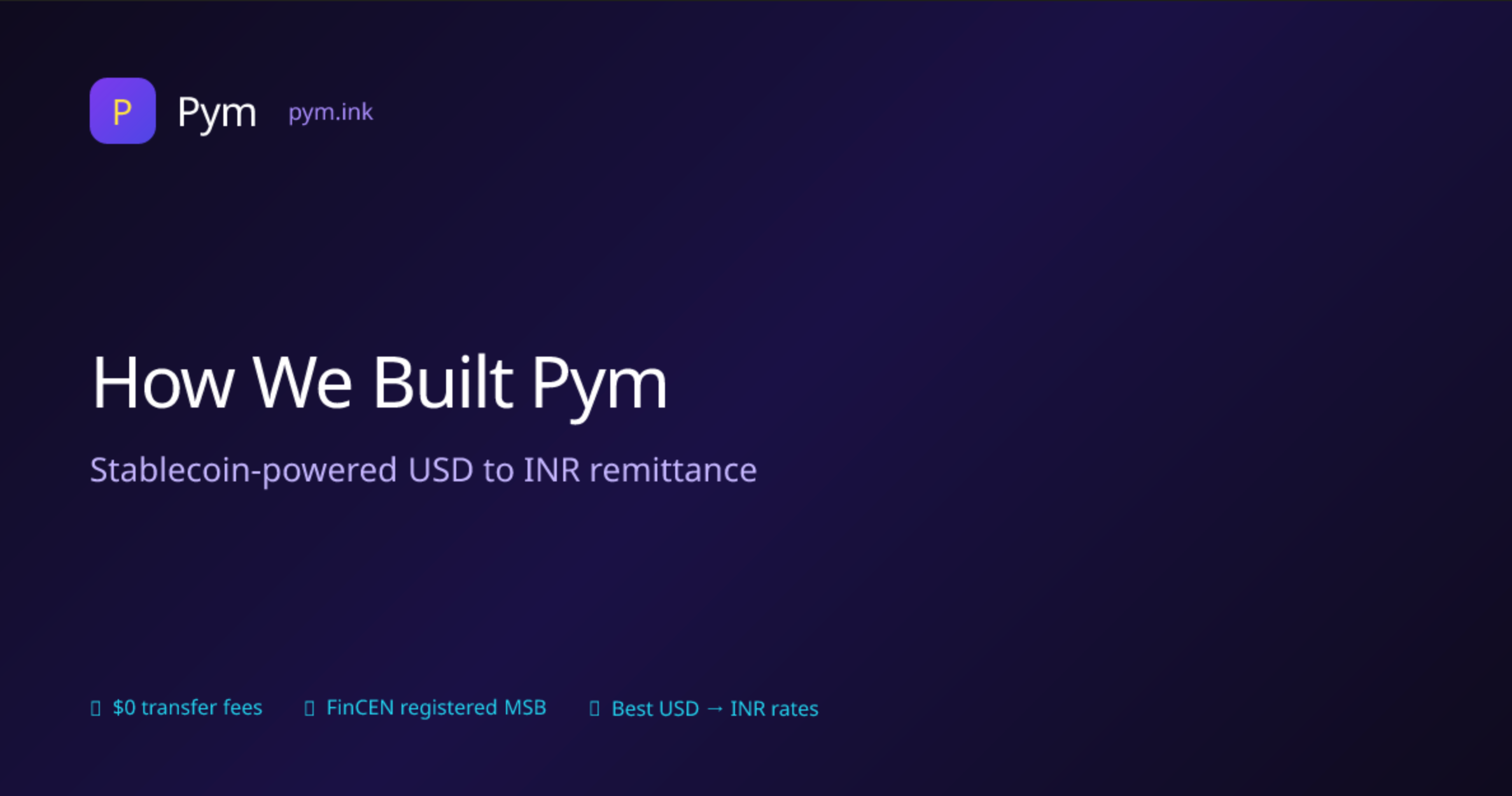 How We Built a Real-Time USD-to-INR Remittance Platform Using Stablecoins