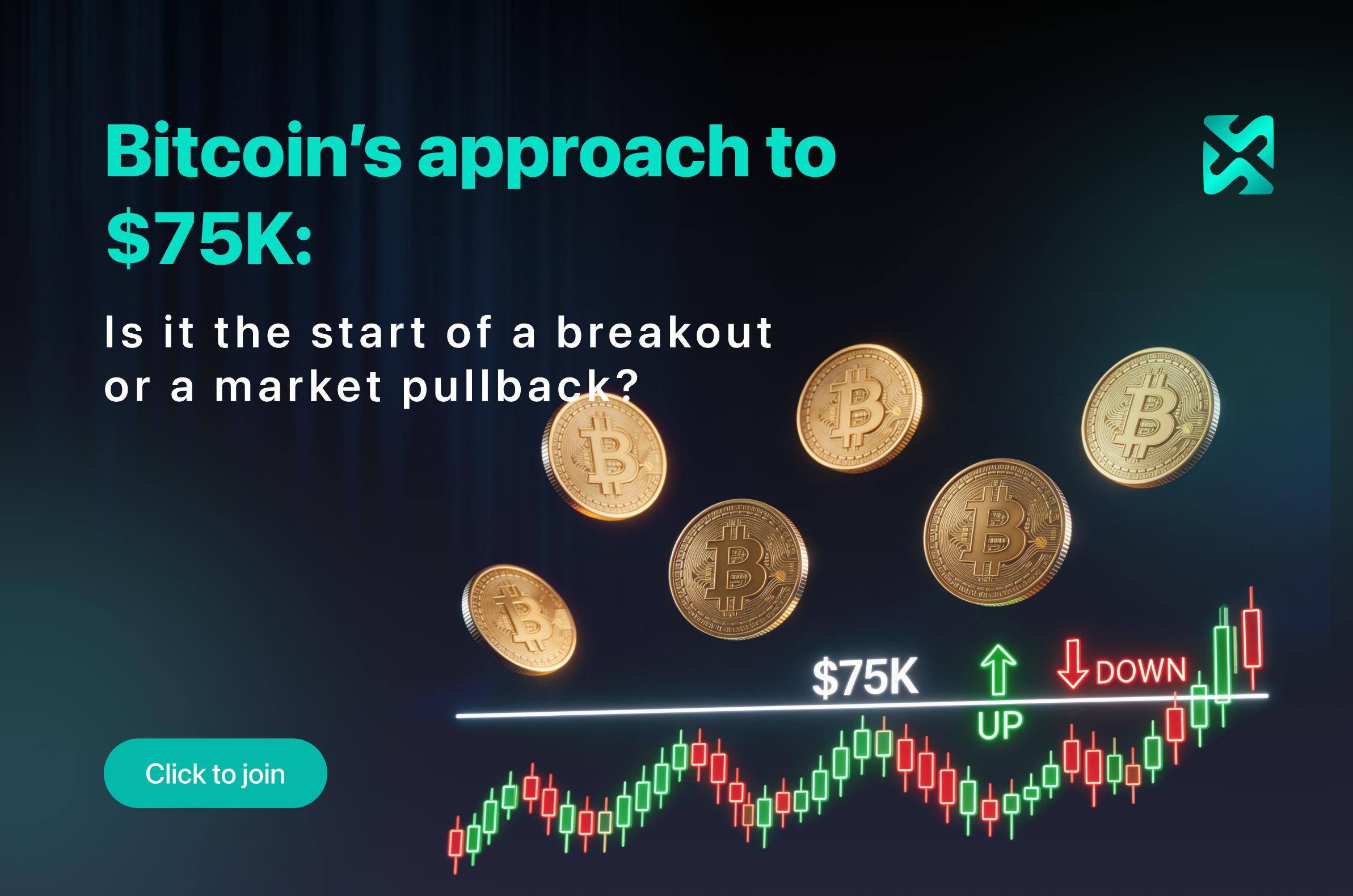 Bitcoin Approaching $75K: What’s Next for BTC as Market Conditions Shift?