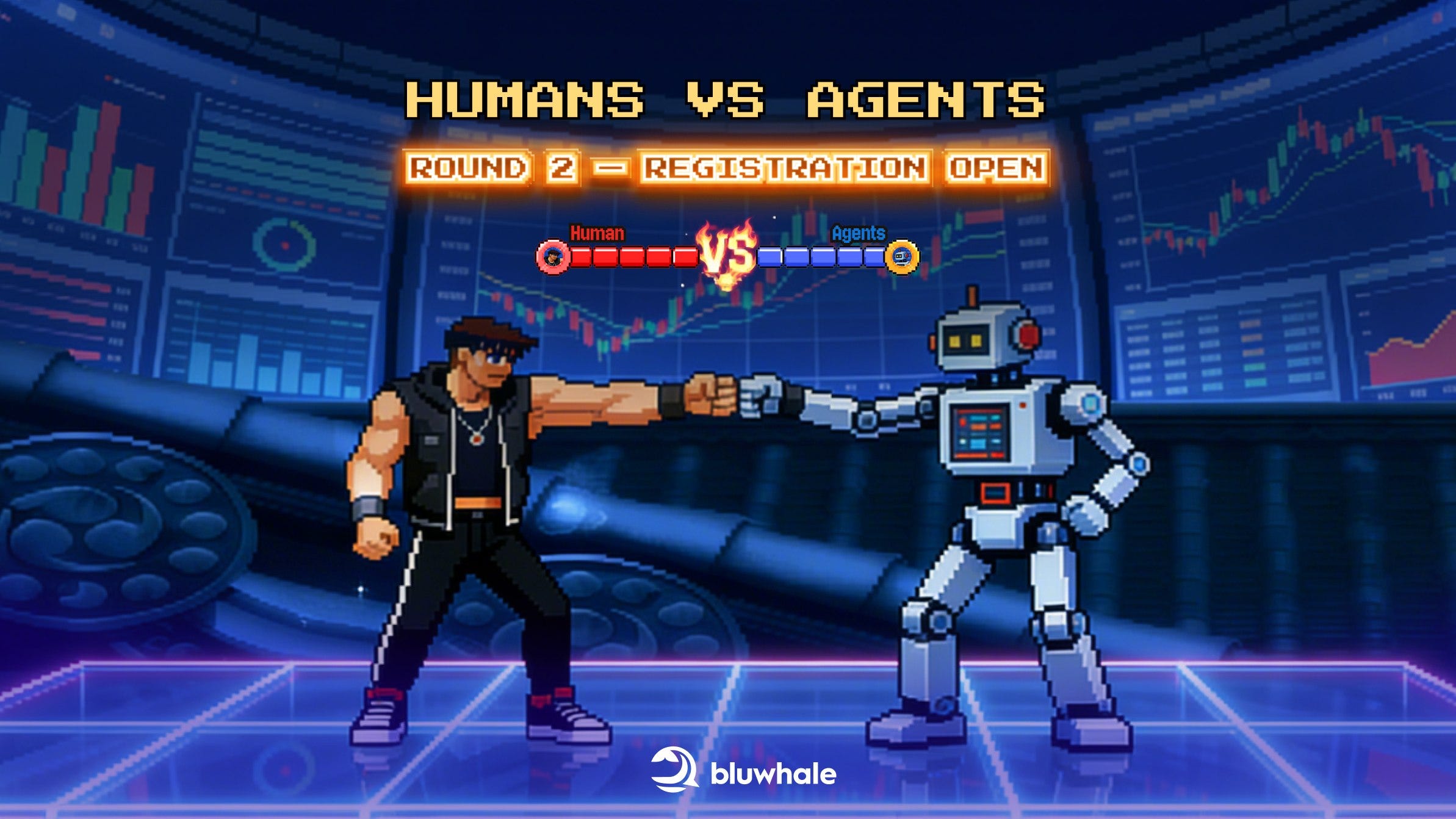 100,000 $BLUAI Trading Challenge — Humans ⚔️ Agents Round 2