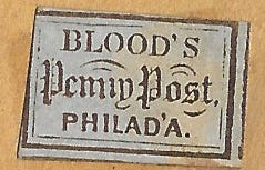 Blood’s Penny Post stamp