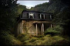 Abandoned house behind Rockland Lake