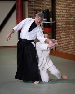 Aikido takes force and channels it productively