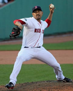 Franklin Morales becomes the 30th Major Leaguer to rehab with Portland - the 24th as a Red Sox affiliate.