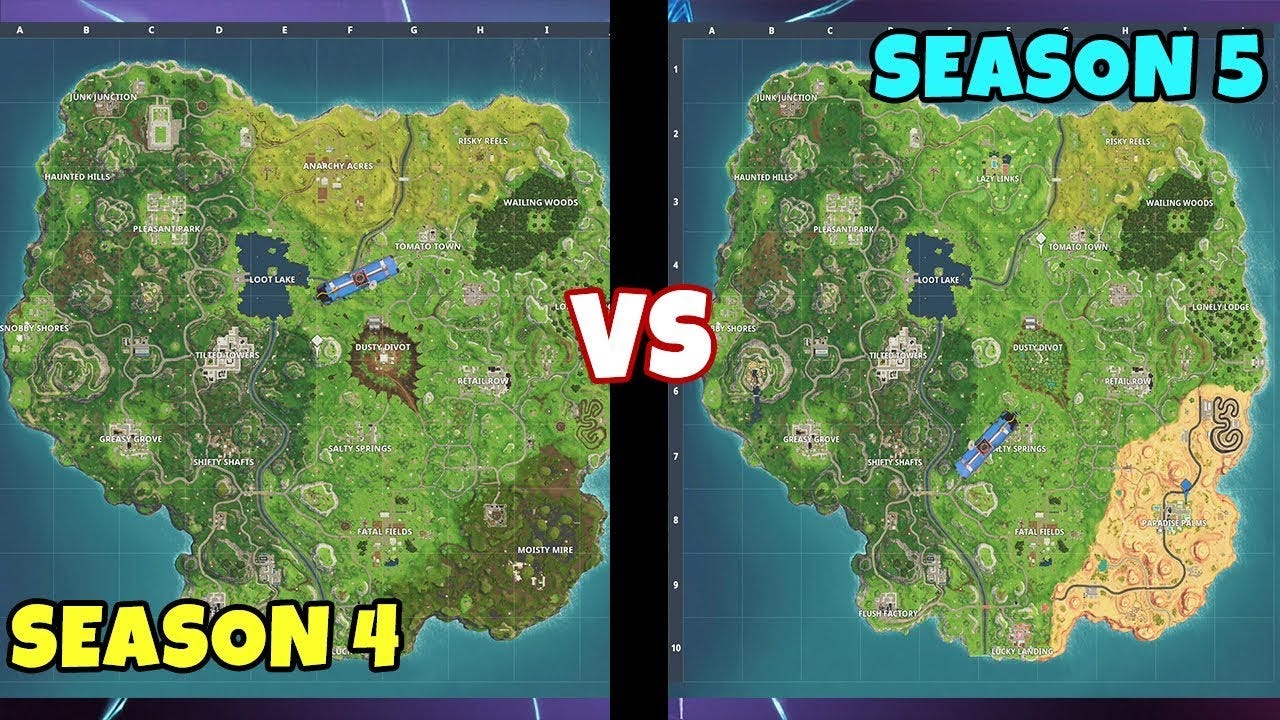 Fortnite Season 4 vs. Season 5! – watupgames – Medium