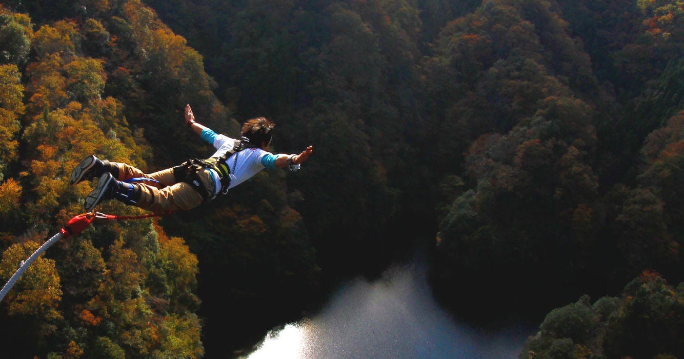 3 Best Bungee Jump Spots near Tokyo!! Japan Travel Guide JW  Magazine