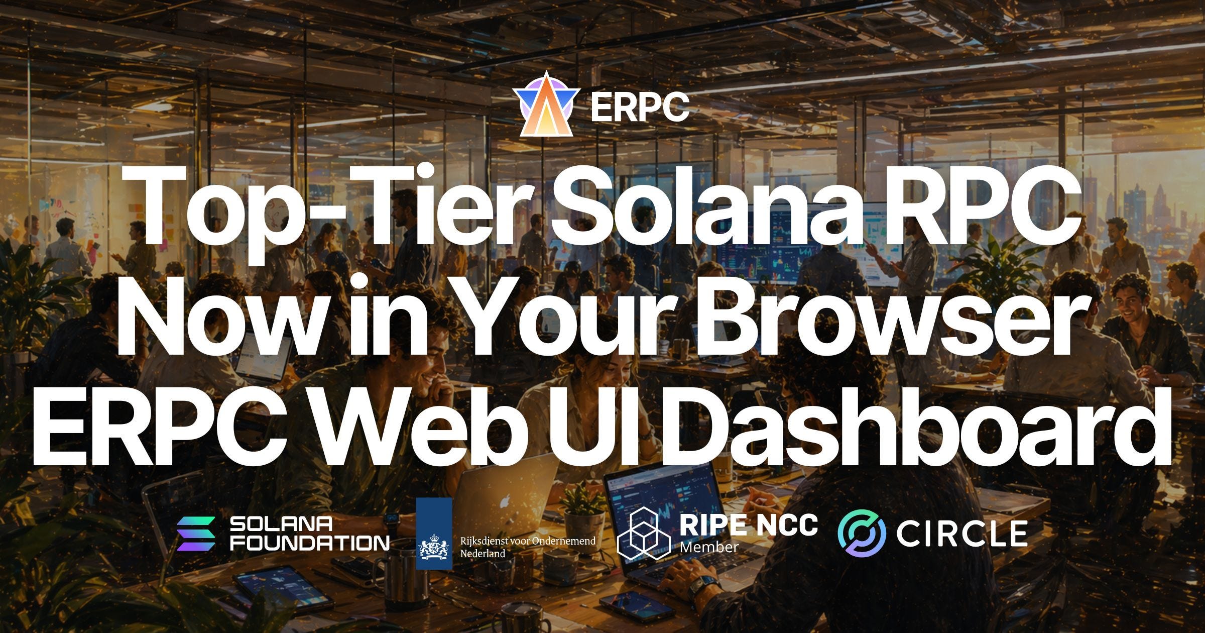 ERPC Launches Web UI Dashboard — Browser-Based Signup for Top-Tier Solana RPC, with Bulk Ordering…