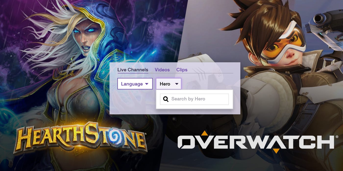 find the streams of your dreams with new hearthstone overwatch directory filters - https m twitch tv directory game fortnite
