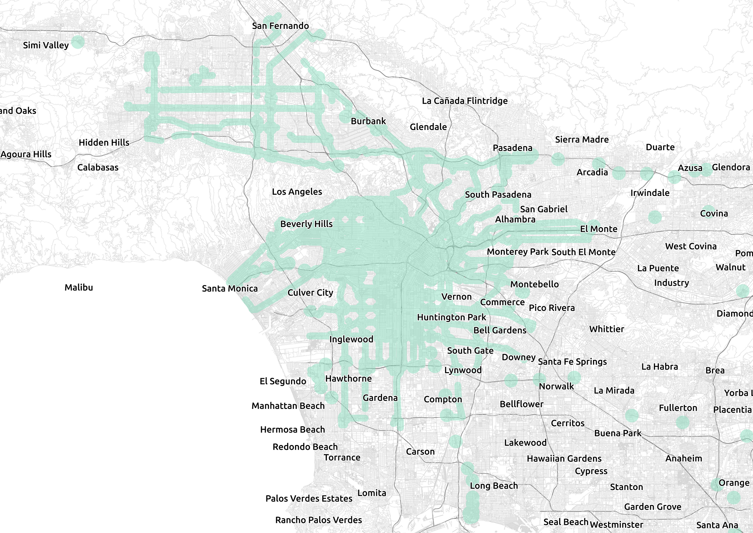 Identifying High Quality Transit Corridors – Indicatrix
