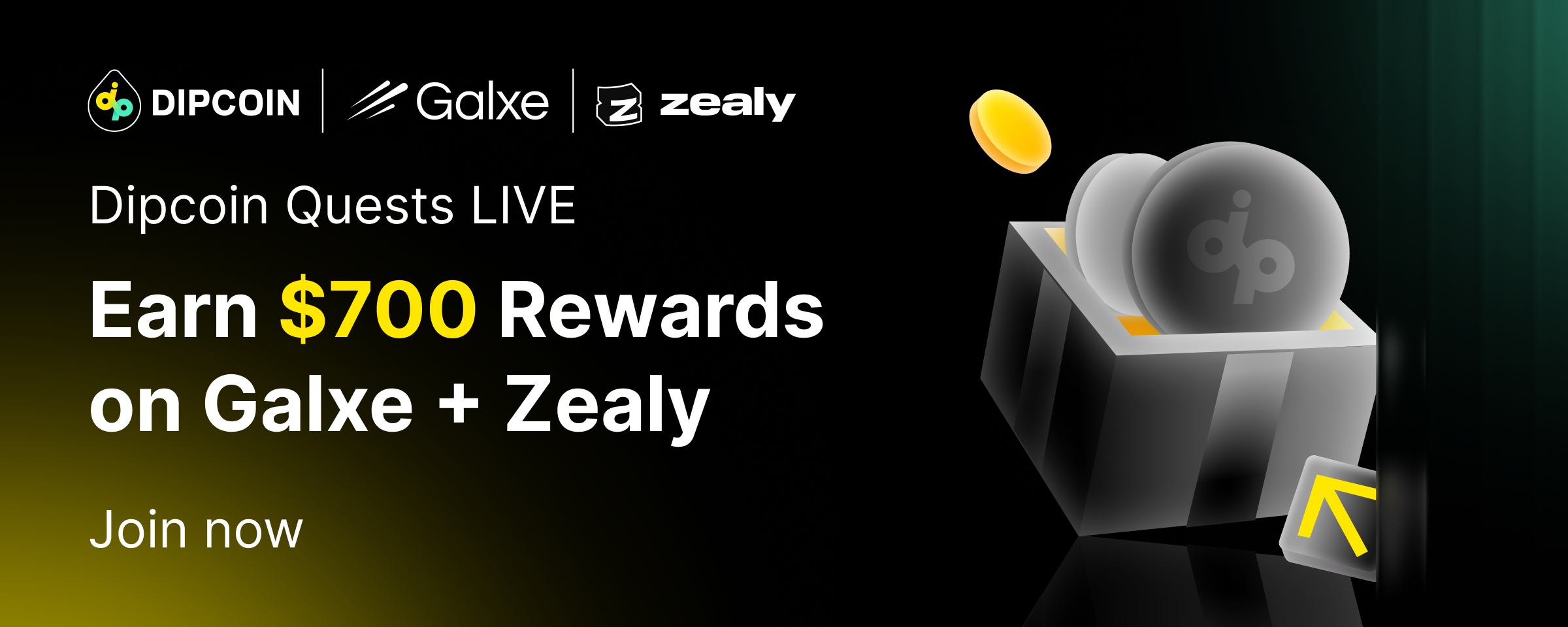Dipcoin Community Quests Are Live: Earn Real Rewards