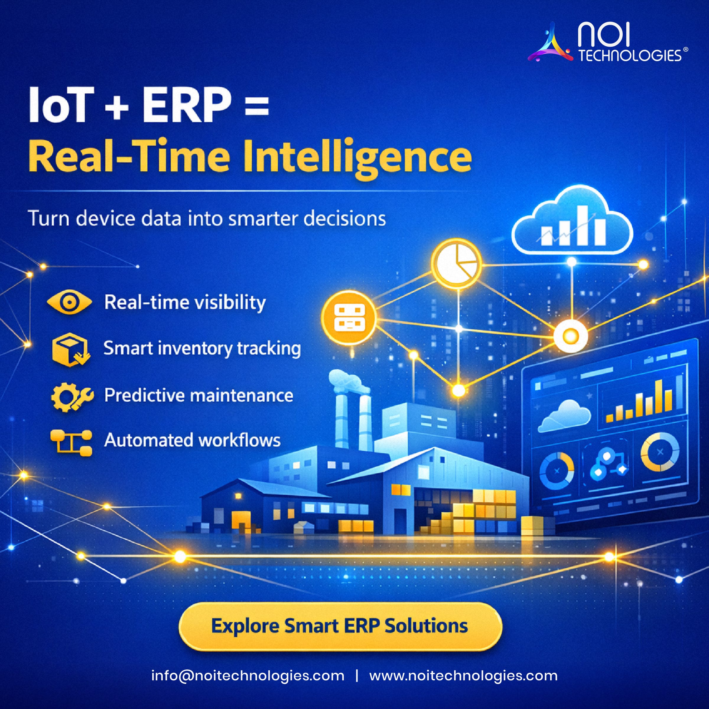 How IoT is Transforming ERP into a Real-Time Decision System