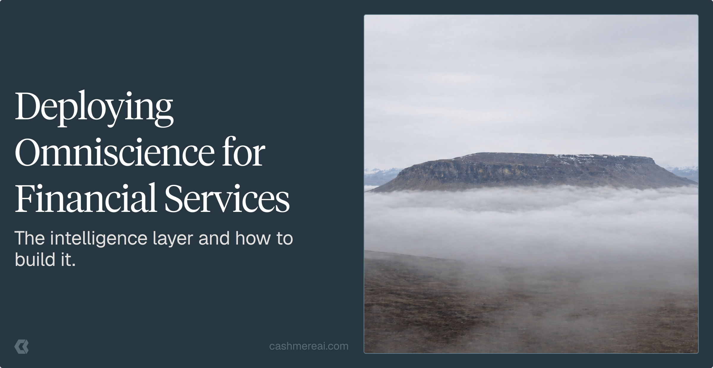 Deploying Omniscience for Financial Services