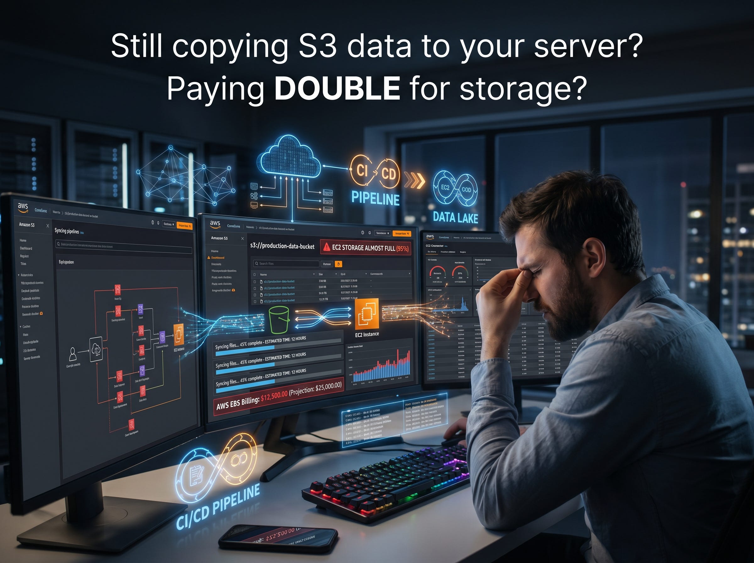 Stop Overpaying for S3 Sync Pipelines! Welcome to Amazon S3 Files