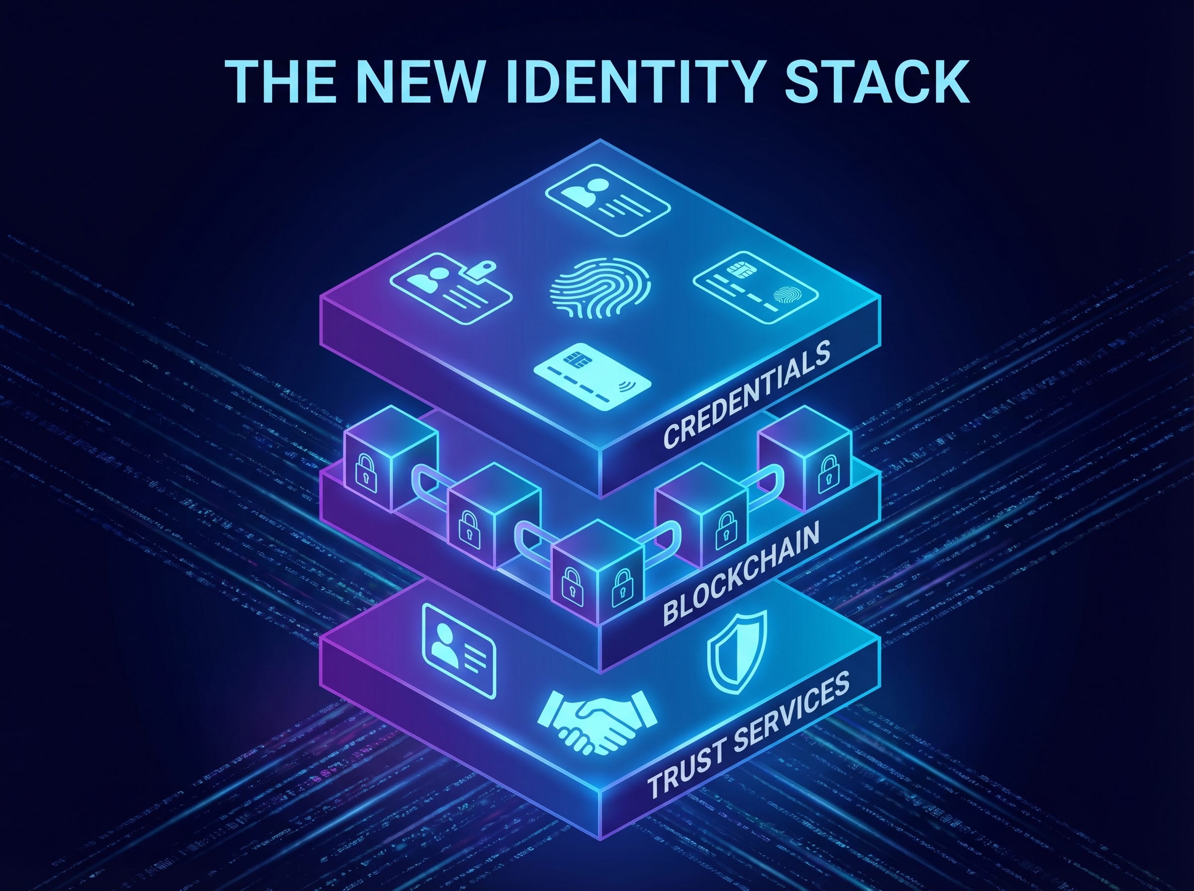 The New Identity Stack: Credentials, Blockchain, and Trust Services