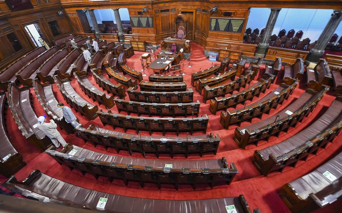 Rajya Sabha (Source: The Hindu)