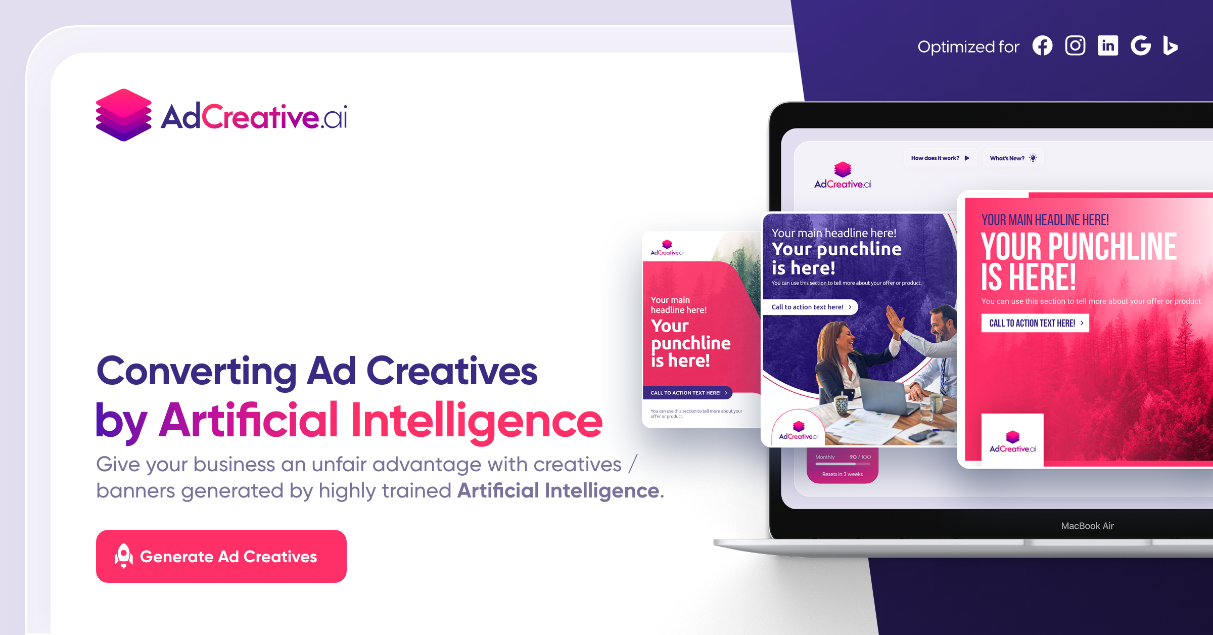 AdCreative — The artificial intelligence tool for your Advertising Creatives