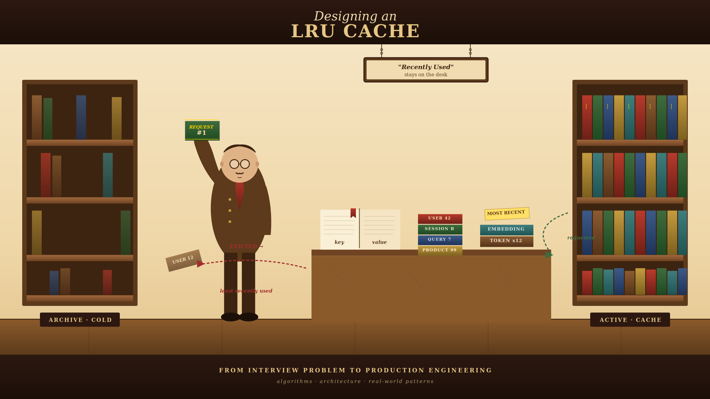 LLD: Designing an “LRU Cache” — The Textbook Foundation