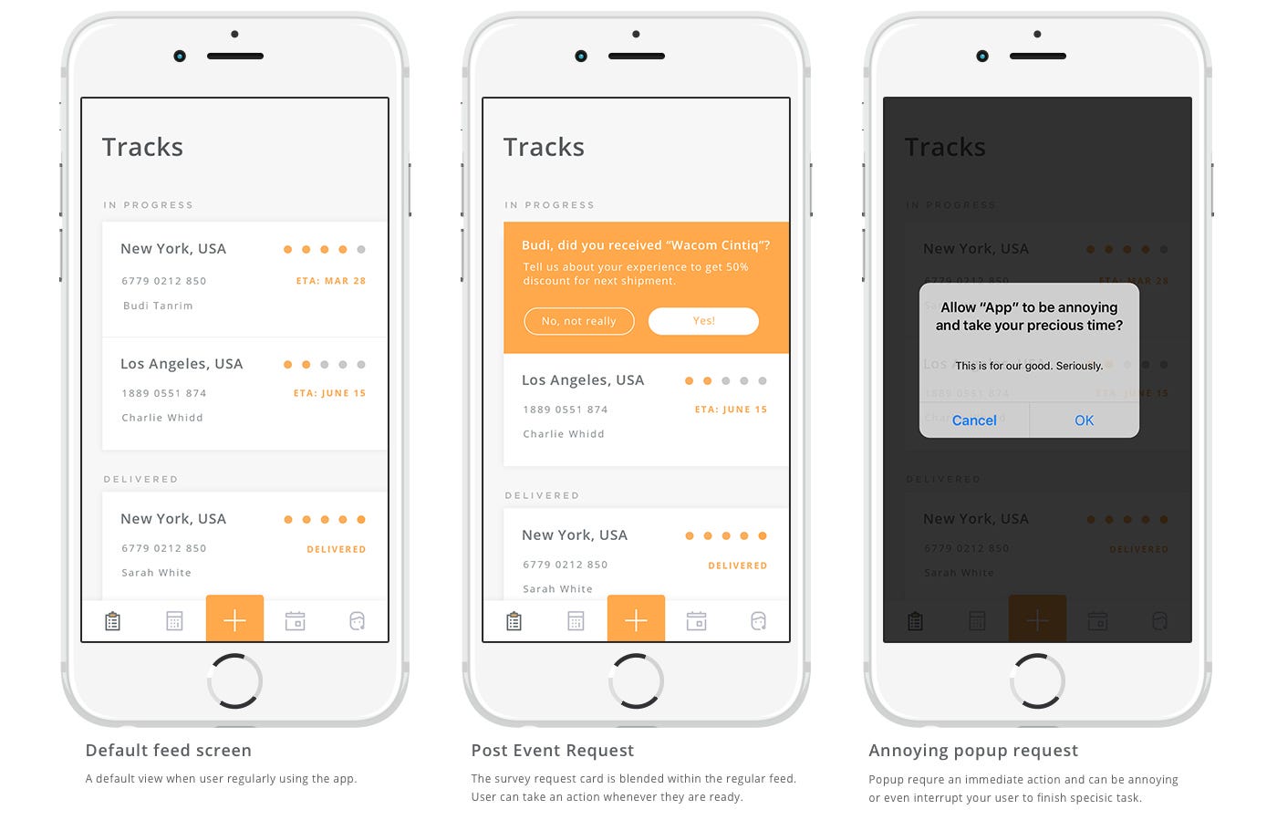 Designing an in-app Survey – yellowstroke – Medium