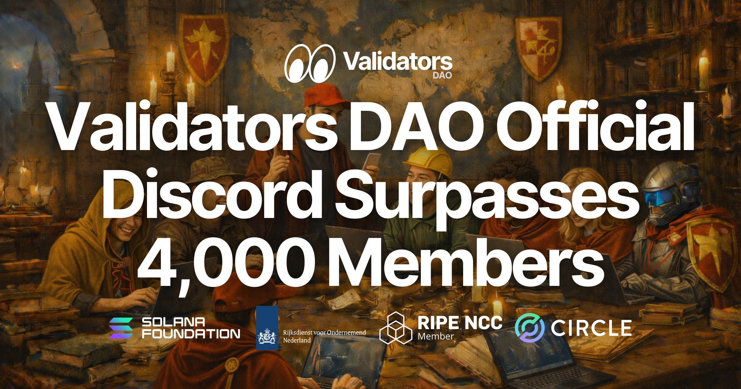 Validators DAO Official Discord Surpasses 4,000 Members — A DAO That Shares Real-World Solana…
