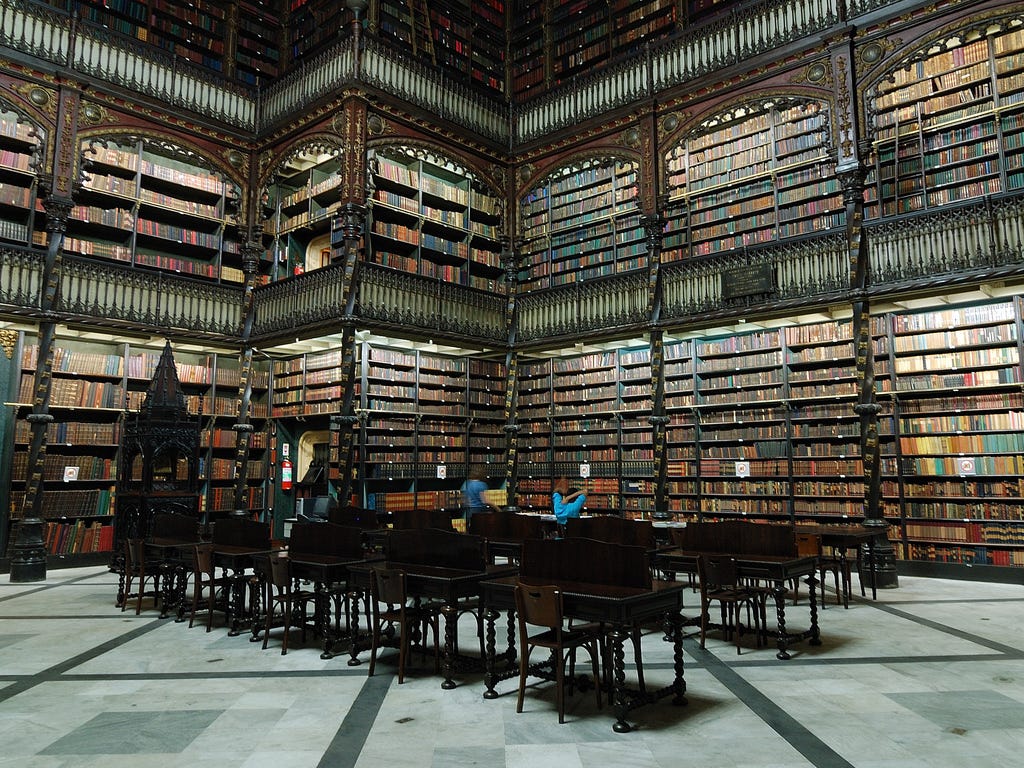 📚 Beautiful Library: The Royal Portuguese Reading Room In Rio De ...